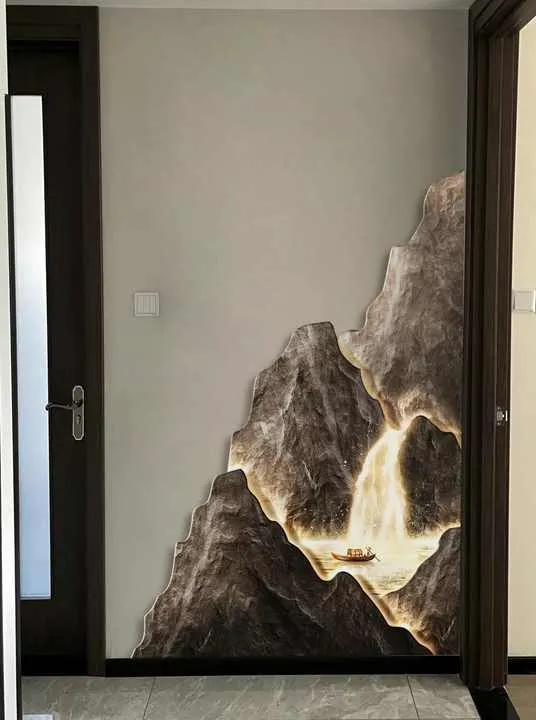 لوحة تزيين غرفة المعيشة عالية الجودة مع لوحة . High quality living room decoration painting with panel