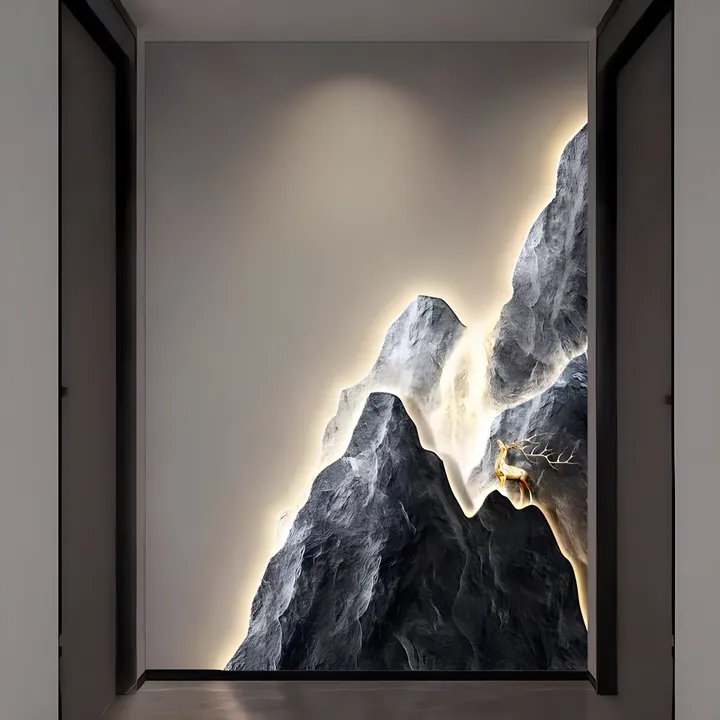 لوحة تزيين غرفة المعيشة عالية الجودة مع لوحة . High quality living room decoration painting with panel