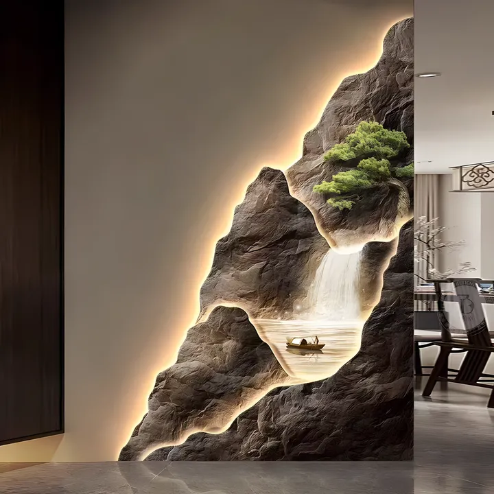 لوحة تزيين غرفة المعيشة عالية الجودة مع لوحة . High quality living room decoration painting with panel
