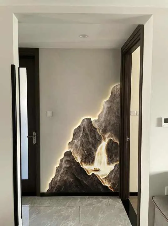 لوحة تزيين غرفة المعيشة عالية الجودة مع لوحة . High quality living room decoration painting with panel