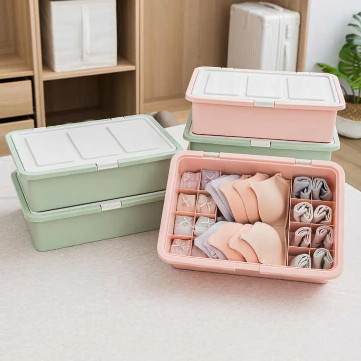 بيع بالجملة من المصنع بلاستيك PP متين مع غطاء للتخزين تحت السرير Factory Wholesale Durable PP Plastic Under Bed Storage Box with Lid