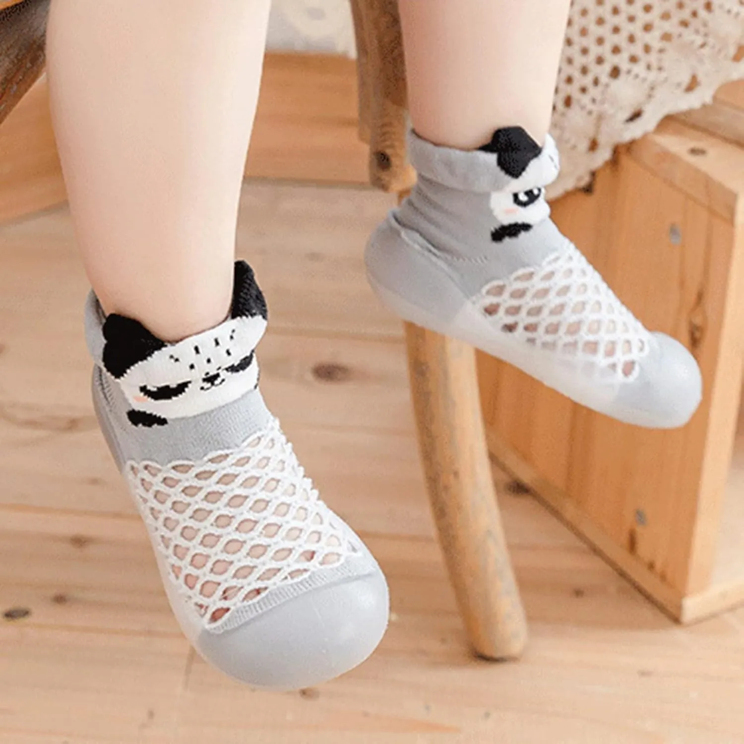 24 Months Girl Shoes Infant Boys Girls Animal Prints Cartoon Socks Shoes Toddler Breathable Mesh The Floor Socks Non Slip Prewalker Shoes Shoes for Special Needs