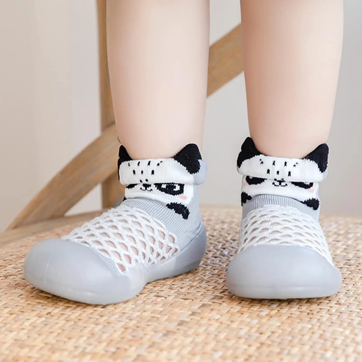 24 Months Girl Shoes Infant Boys Girls Animal Prints Cartoon Socks Shoes Toddler Breathable Mesh The Floor Socks Non Slip Prewalker Shoes Shoes for Special Needs