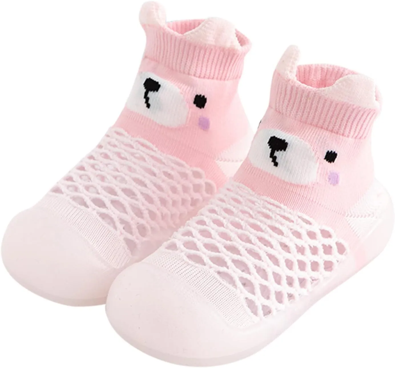 24 Months Girl Shoes Infant Boys Girls Animal Prints Cartoon Socks Shoes Toddler Breathable Mesh The Floor Socks Non Slip Prewalker Shoes Shoes for Special Needs