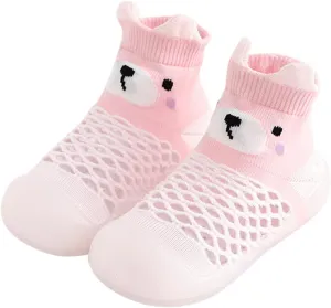 24 Months Girl Shoes Infant Boys Girls Animal Prints Cartoon Socks Shoes Toddler Breathable Mesh The Floor Socks Non Slip Prewalker Shoes Shoes for Special Needs