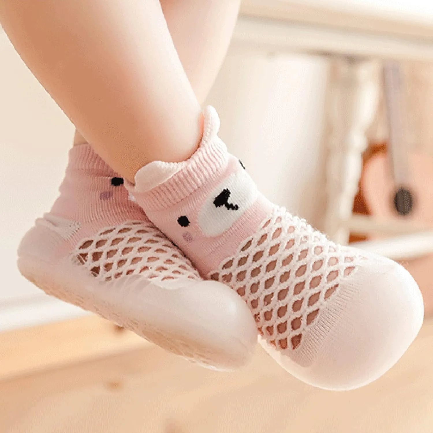 24 Months Girl Shoes Infant Boys Girls Animal Prints Cartoon Socks Shoes Toddler Breathable Mesh The Floor Socks Non Slip Prewalker Shoes Shoes for Special Needs