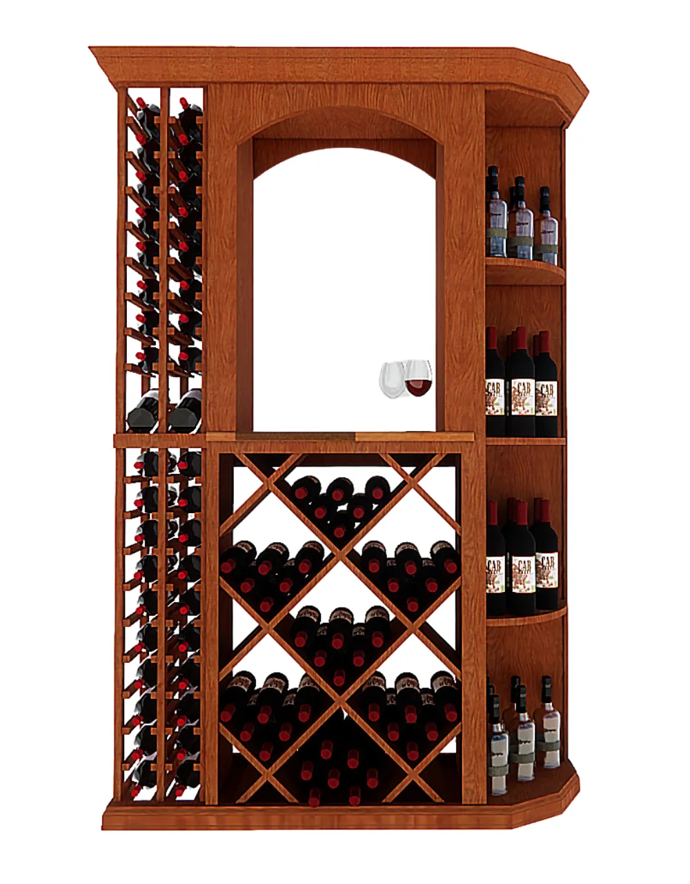 4 Foot Wine Cellar – 148 Bottle Capacity