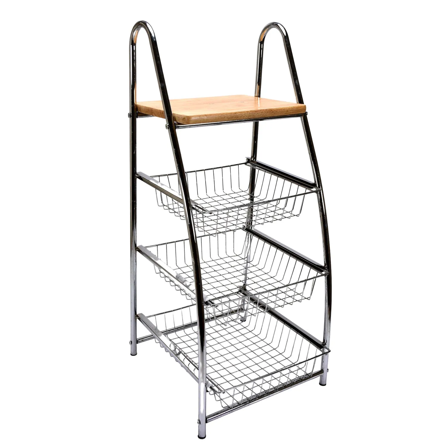 7669 Tkolley Steal High Quality Rack 3 Tier For Kitchen Use