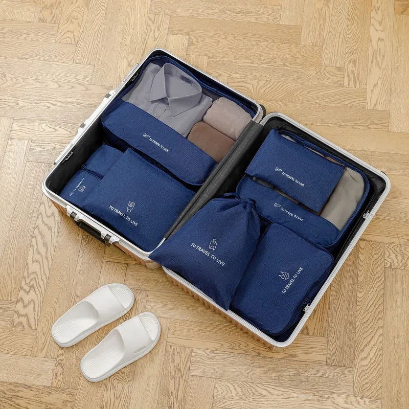7Pcs Set Travel Compact Packing Organizers