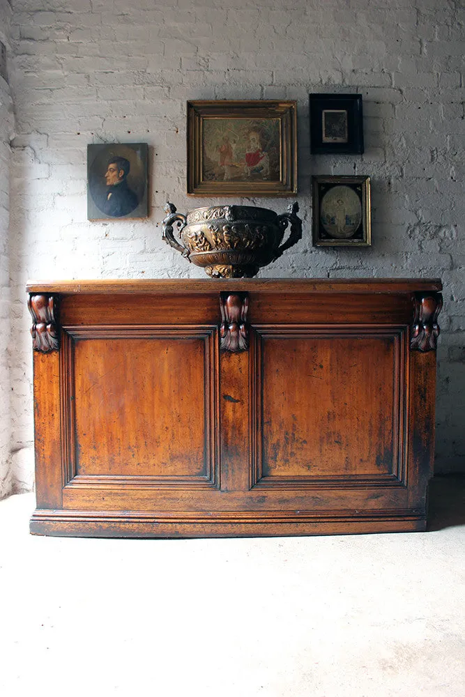 A Fine Quality Victorian Mahogany Six-Drawer Shop Counter c.1870-80