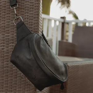 Ari Bum Bag Black Leather