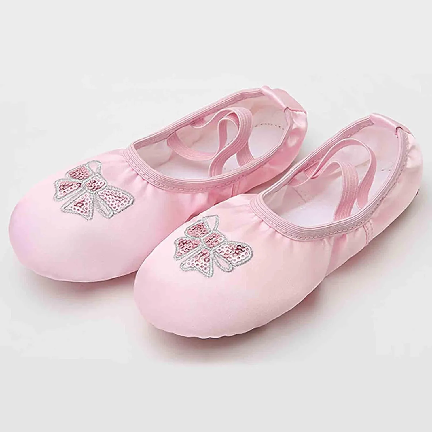 Ballet Shoes for Women Girls Ballet Slipper Dance Shoes Stretch Satin for Toddler Kids Adults