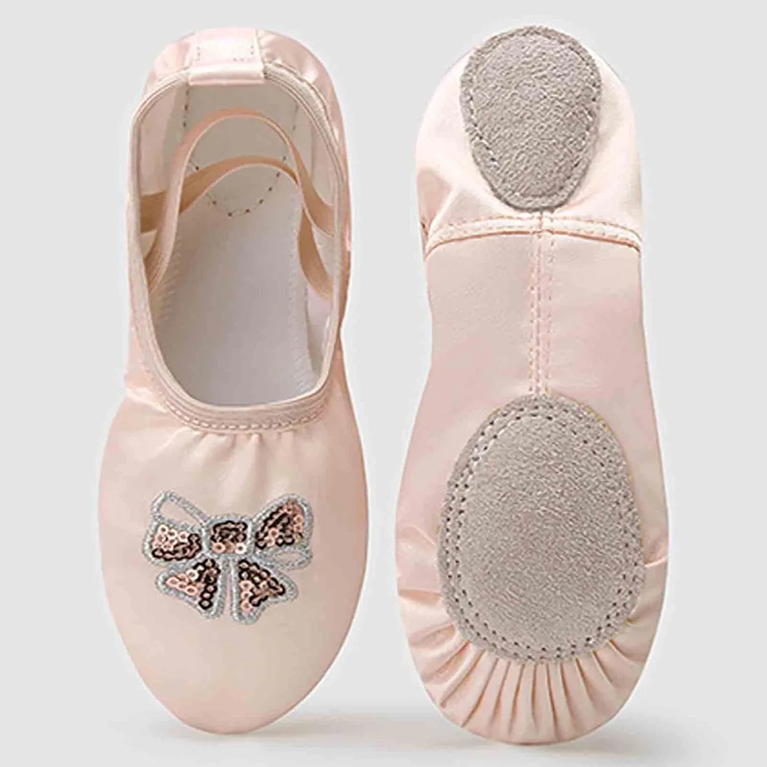Ballet Shoes for Women Girls Ballet Slipper Dance Shoes Stretch Satin for Toddler Kids Adults
