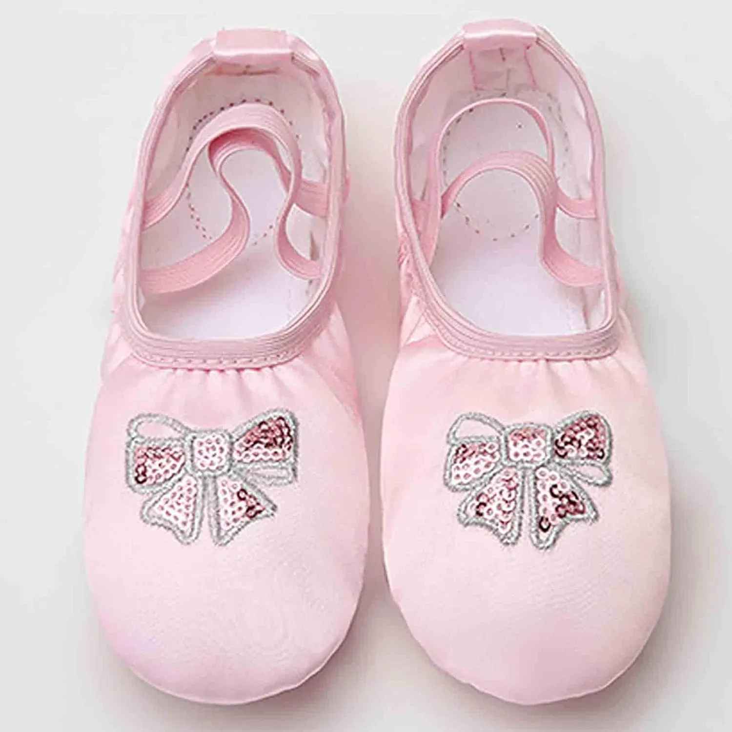 Ballet Shoes for Women Girls Ballet Slipper Dance Shoes Stretch Satin for Toddler Kids Adults