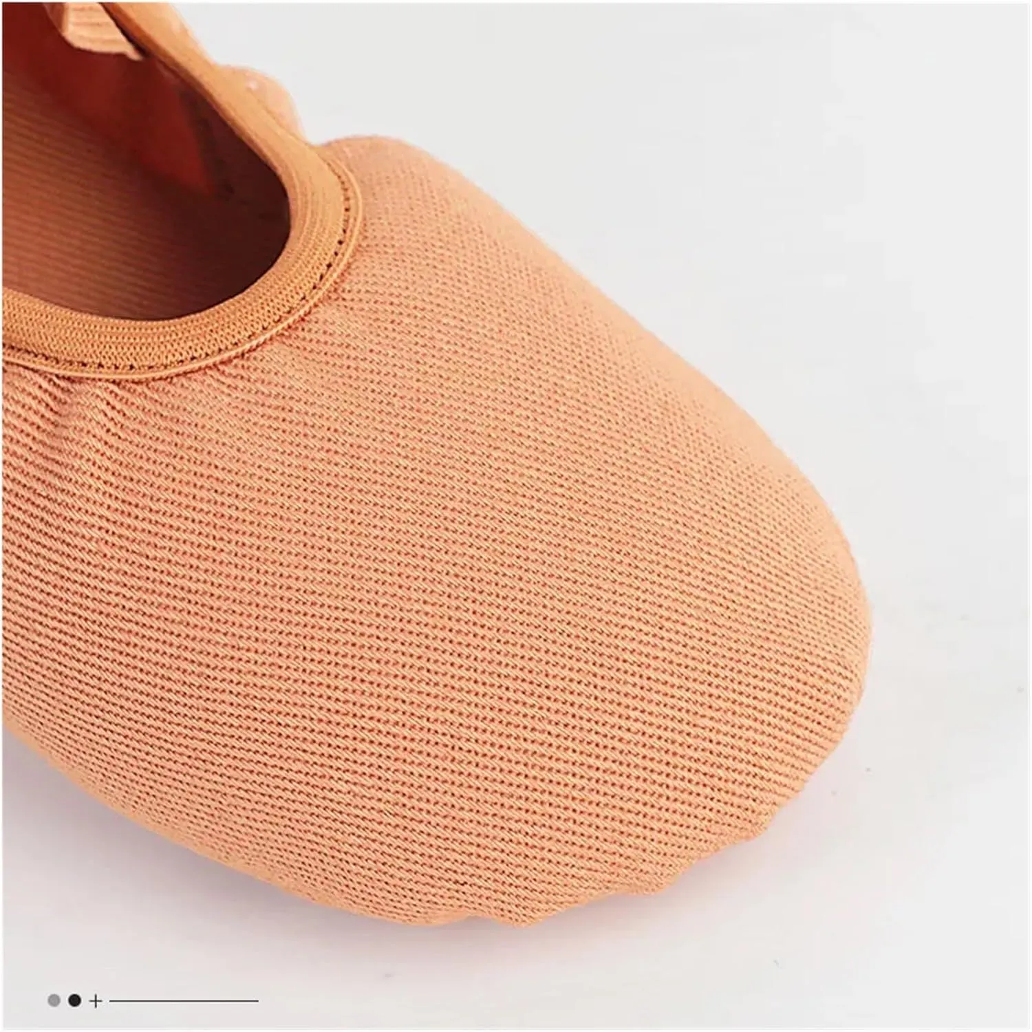 Ballet Shoes Girls Women Ballet Shoes Stretch Ballet Flats Lace Canvas Dance Slippers Elastic Split Soft Sole Ballet Dance Shoe for Kids for Girls Toddler Ballet Slippers(Brown,25)