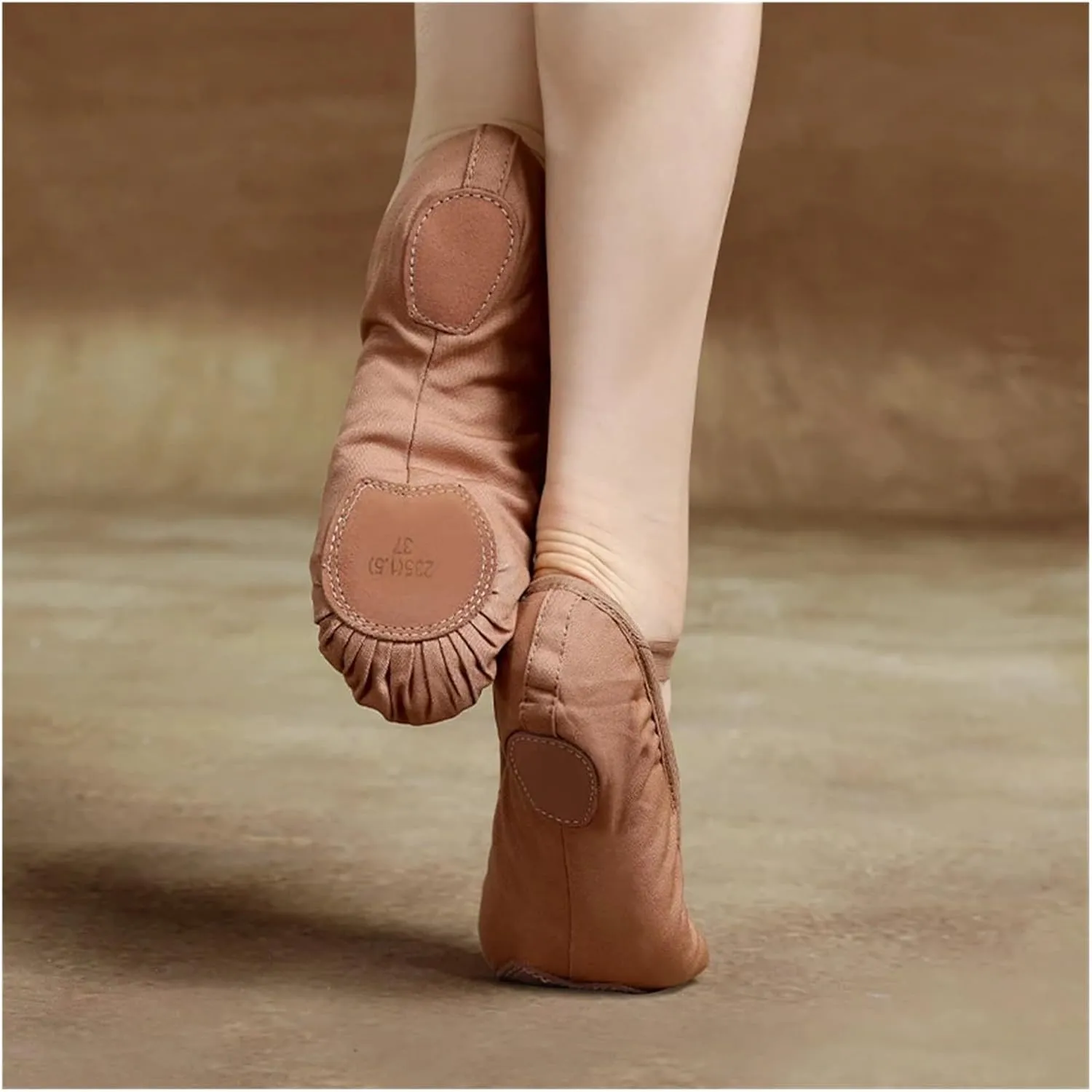 Ballet Shoes Women Ballet Shoes Girls Professional Ballet Slippers Split Sole Dance Shoes Women Dance Training Shoes for Girls Toddler Ballet Slippers(Red,36)