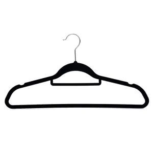 Black - Set of 25 Velvet Hangers