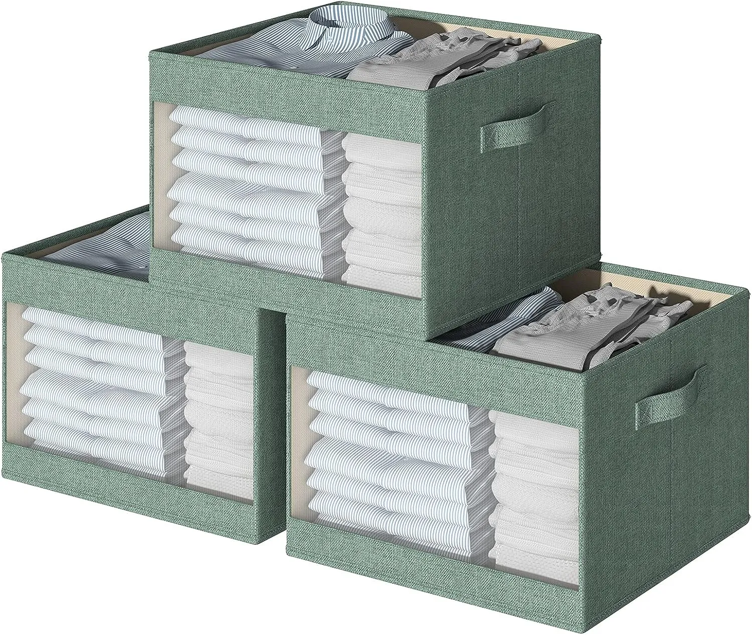 Blushbees® Clear Window Closet Storage Bins