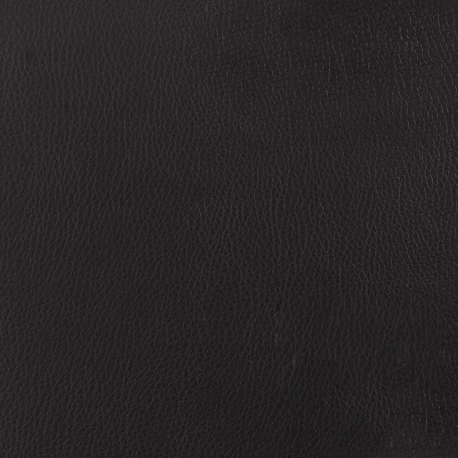 Bowman Round Upholstered Ottoman Black