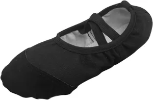Canvas Ballet Shoes Highly Stretch Girls Boys Ballet Slippers Split Sole Yoga Dance Shoe with Elastic for Kids