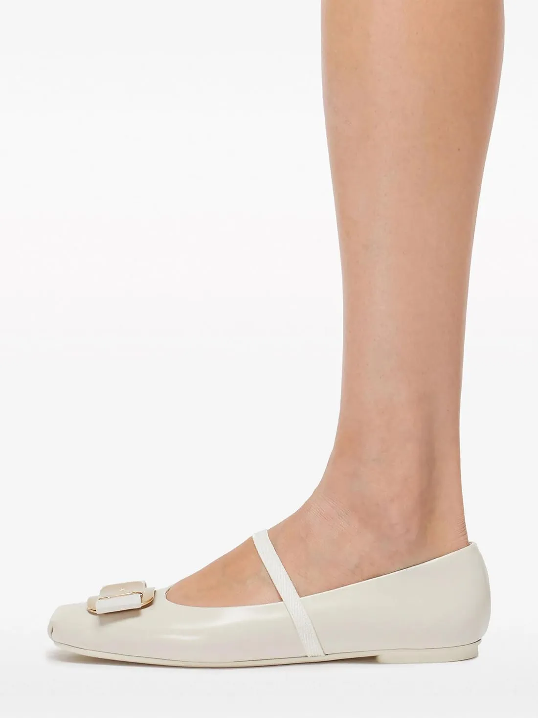 Divanne Ballet Flats for Women, Bowtie Mary Jane Flats Square Toe Ballerina Shoes with Strap