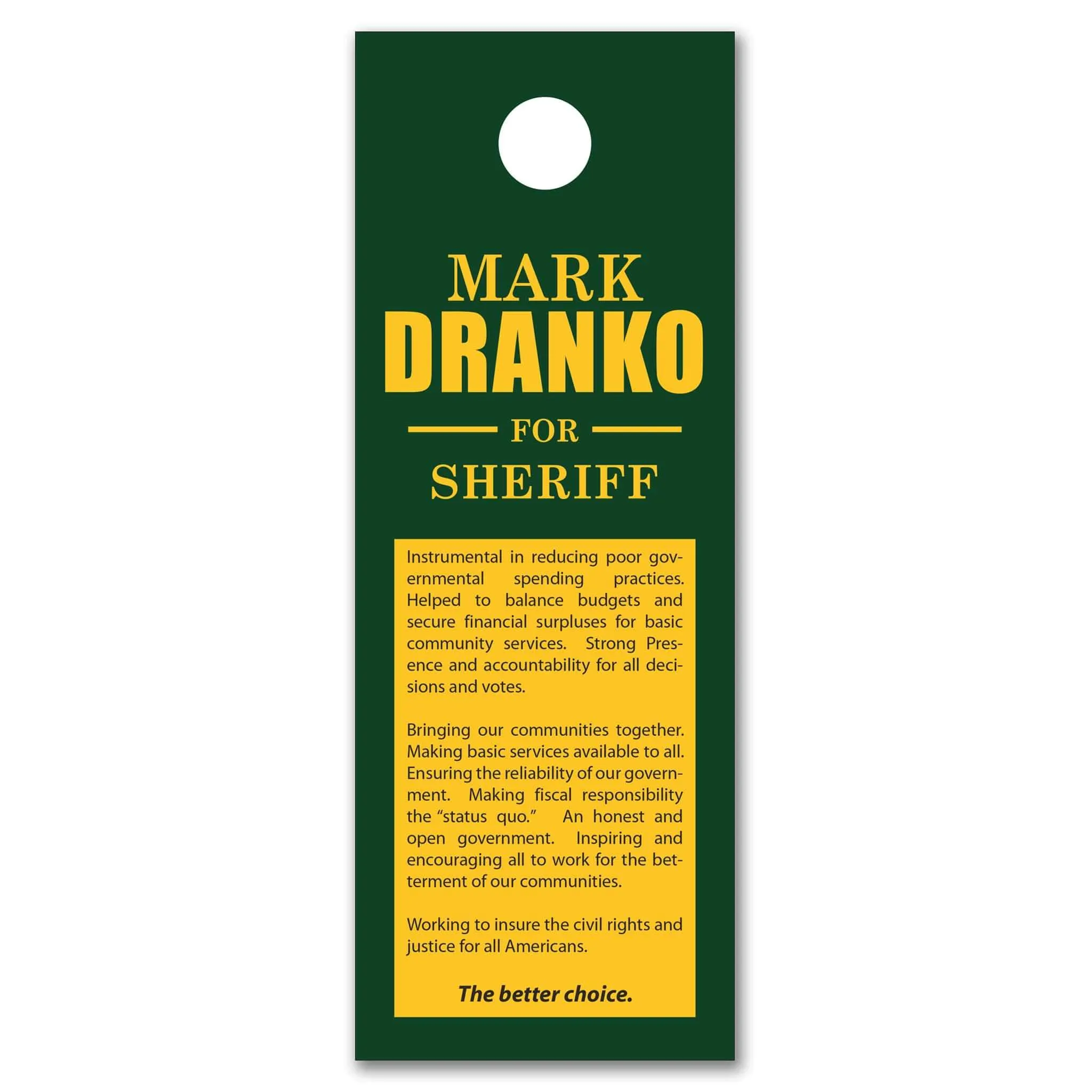Door Hangers / Door Hanger Templates - SET UP ONLY - DH-19