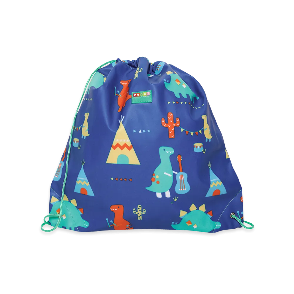 Drawstring Bag - Dino Rock