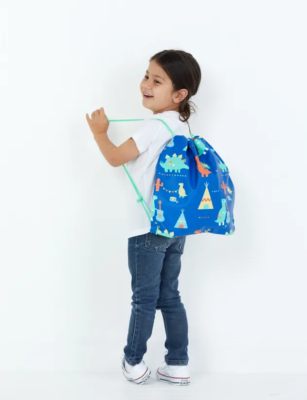 Drawstring Bag - Dino Rock