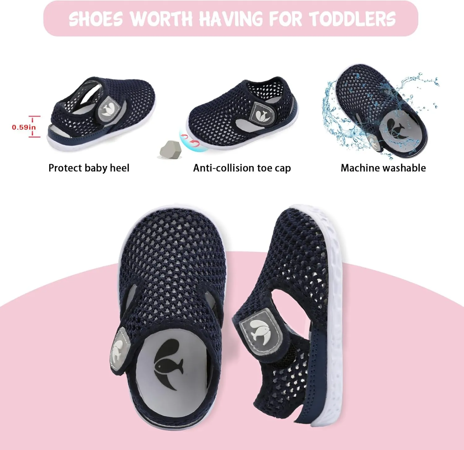 FEETCITY Baby Girl Boys Sandals Slippers Infant First Walker Shoes Summer Crib Shoes