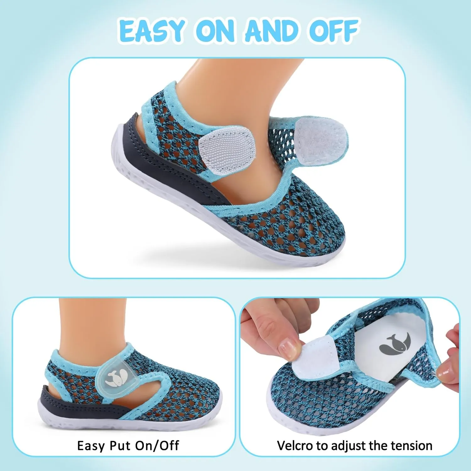 FEETCITY Baby Girl Boys Sandals Slippers Infant First Walker Shoes Summer Crib Shoes