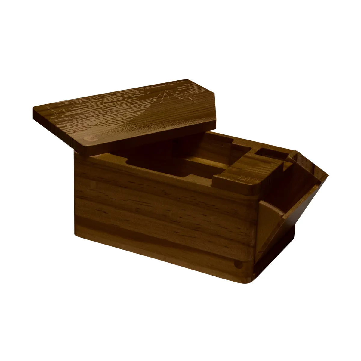 Fine Art Hako Wooden Deck Box by Hokusai