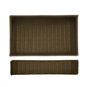 Foldable Polywicker GN1/1 Basket 53 x 32.5 x 10cm - Pack 1