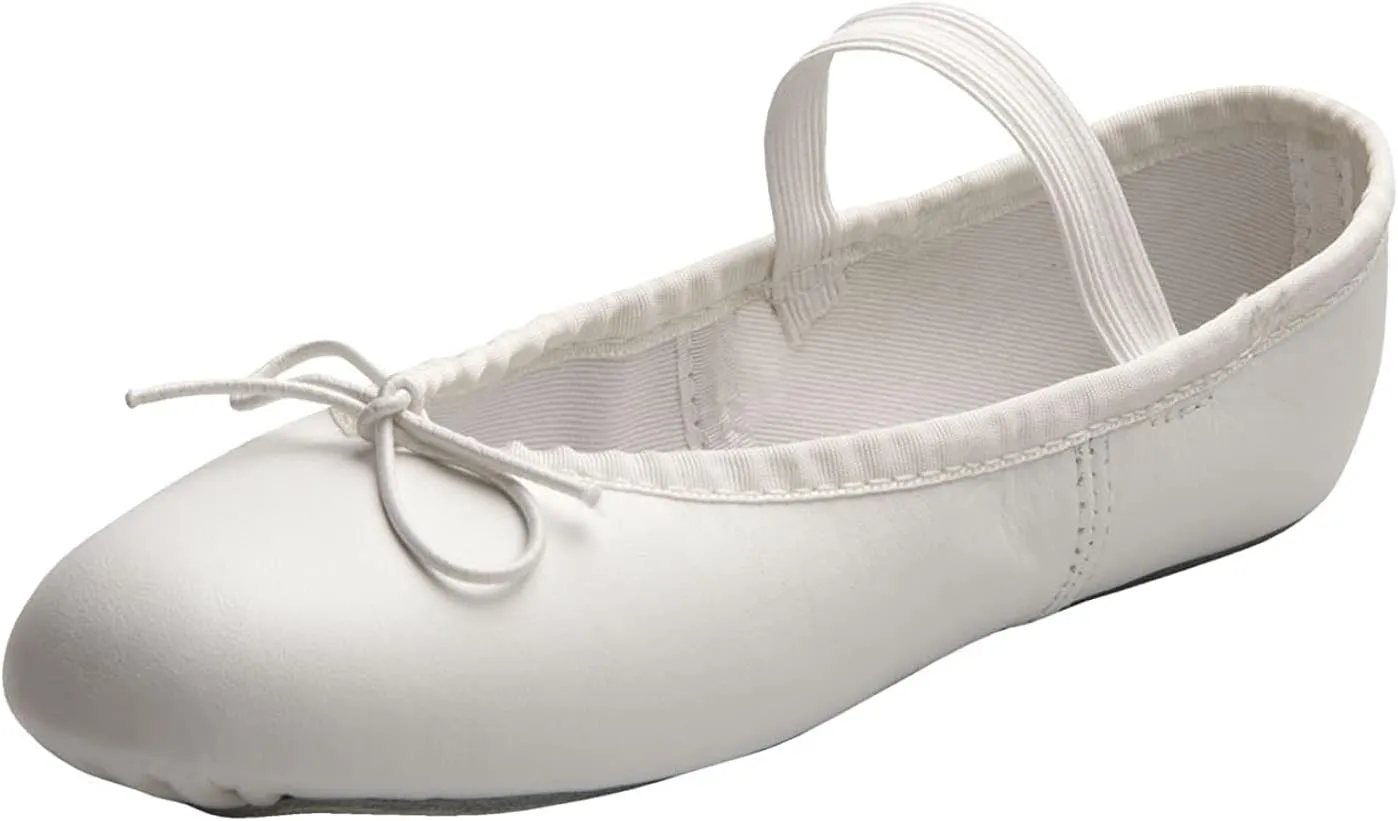 Girl's Ballet Shoe White 8.5 Toddler