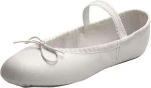 Girl's Ballet Shoe White 8.5 Toddler
