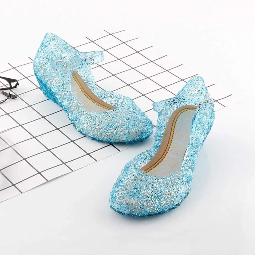 Infant Girl Light up Shoes Cosplay Sandals Princess Party Girls Wedge Kids Toddler Single Infant Baby Shoes Baby Shoes 12 Month Shoes Girl