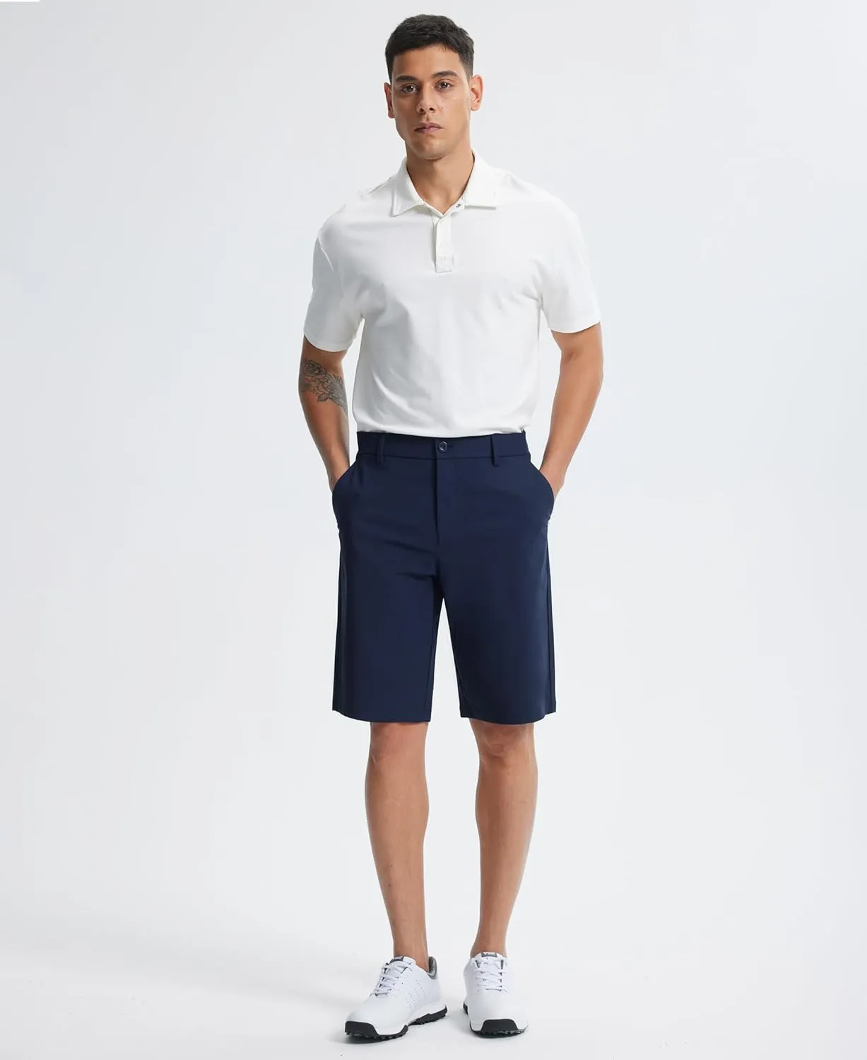 Libin Golf Shorts Men Dress Shorts Casual Work Flat Front Shorts 7" 9" Stretch Lightweight