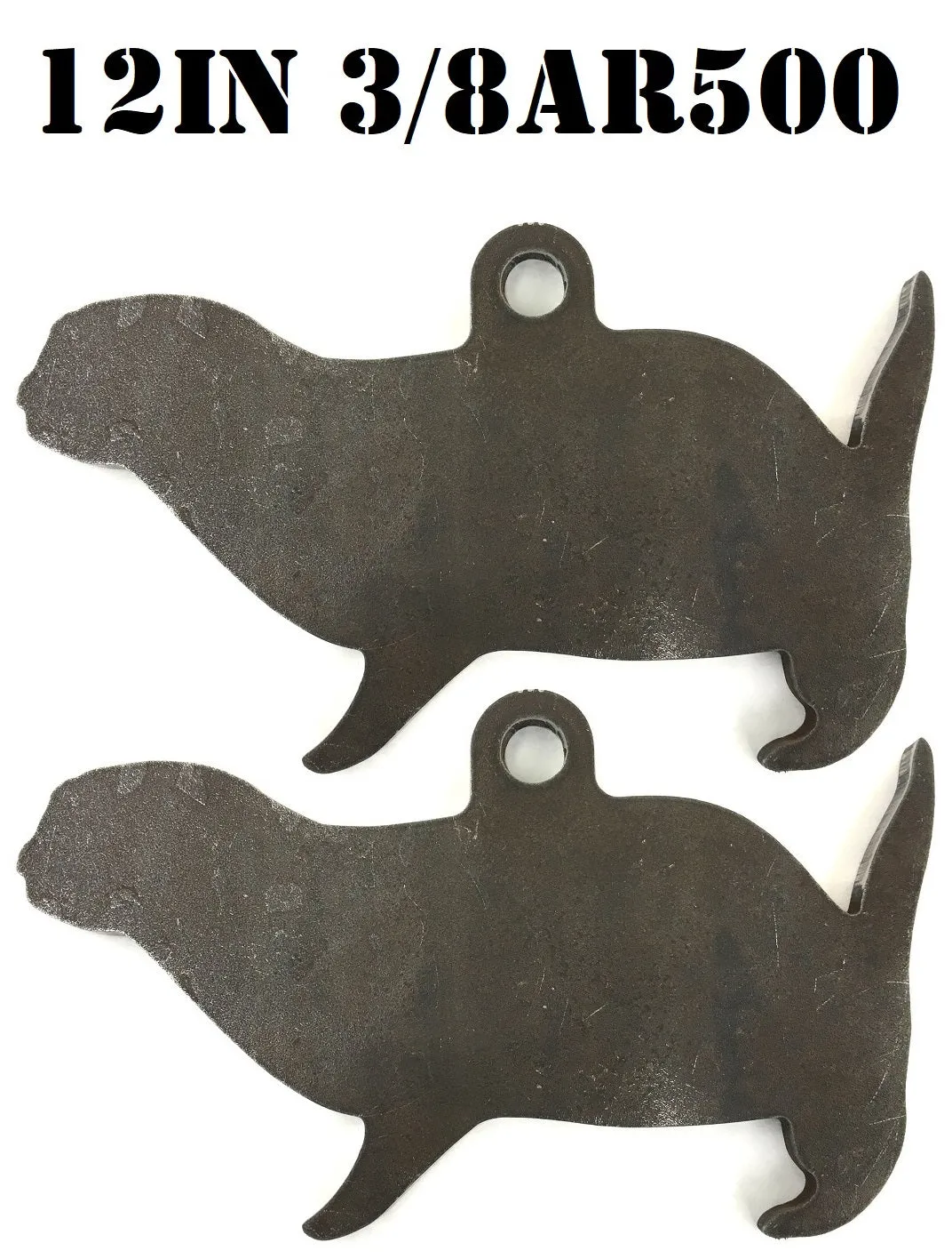 Magnum Target 3/8" AR500 12" Steel Shooting Targets -  Prairie Dog Animal Silhouette 1pc or 2pc