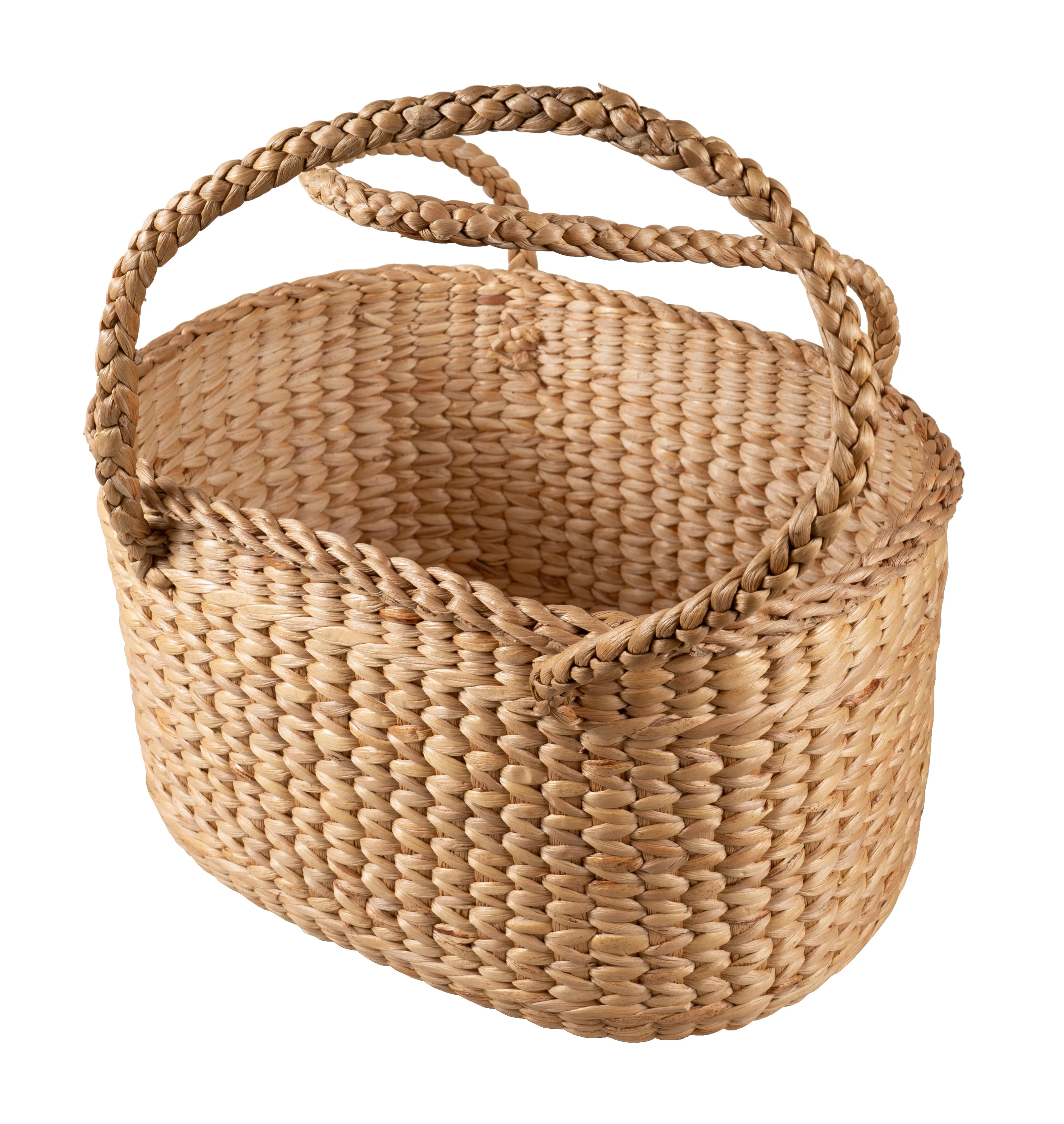 Nature Plant Oval Open Wicker Basket Eco-Friendly