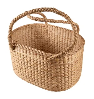 Nature Plant Oval Open Wicker Basket Eco-Friendly