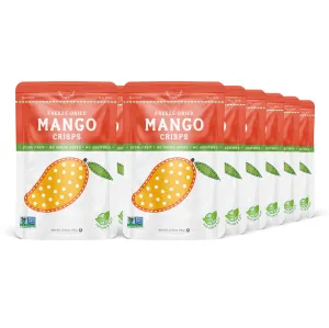Nature’s Turn Freeze-Dried Fruit Snacks, Mango Crisps - Pack of 12 (0.53 oz Each)
