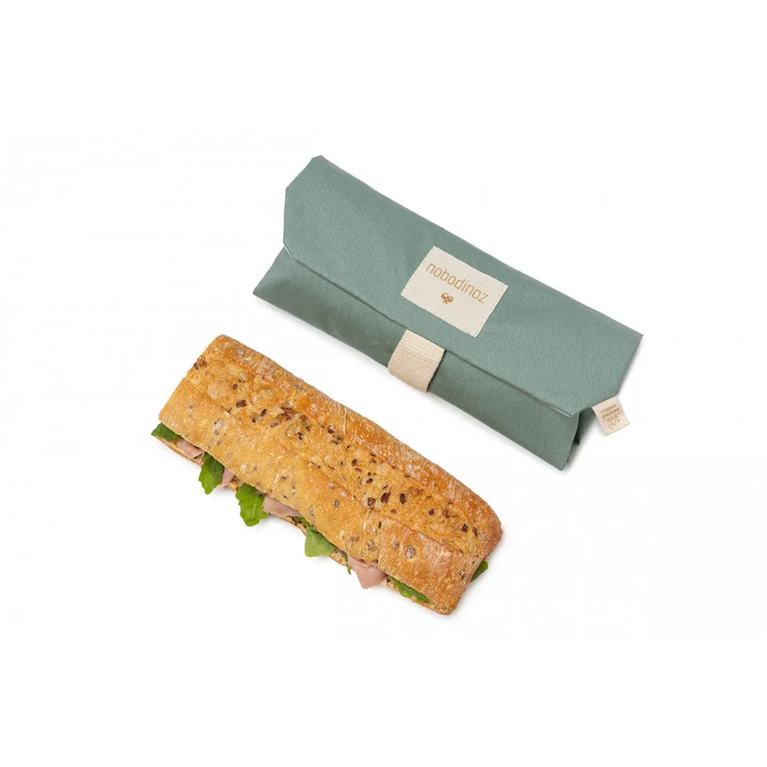 nobodinoz Sunshine Eco Sandwich Wrap Eden Green