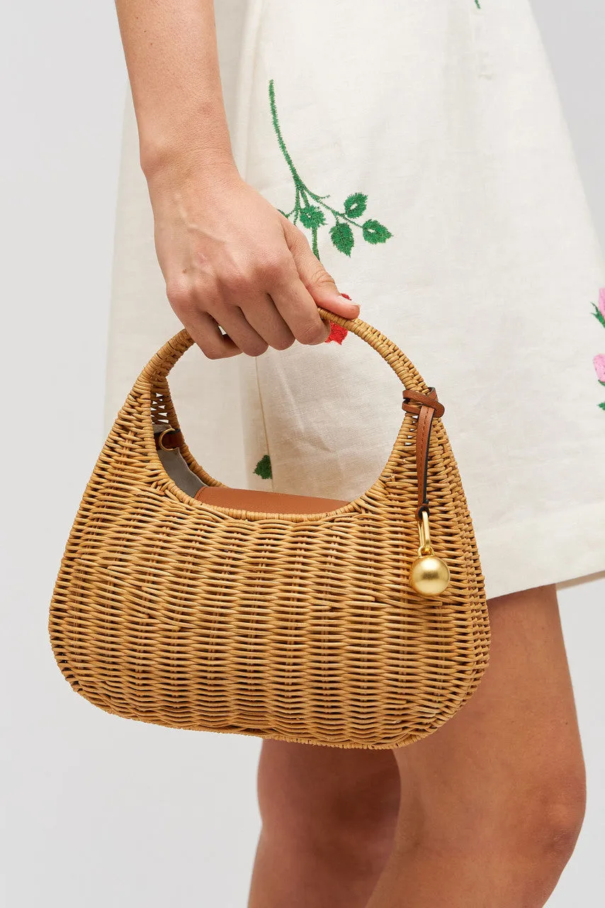Oroton Clara Wicker Mini Bag