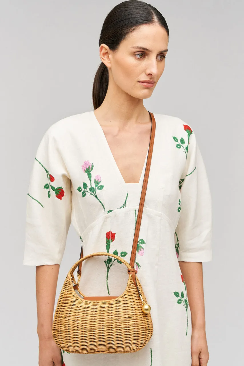 Oroton Clara Wicker Mini Bag