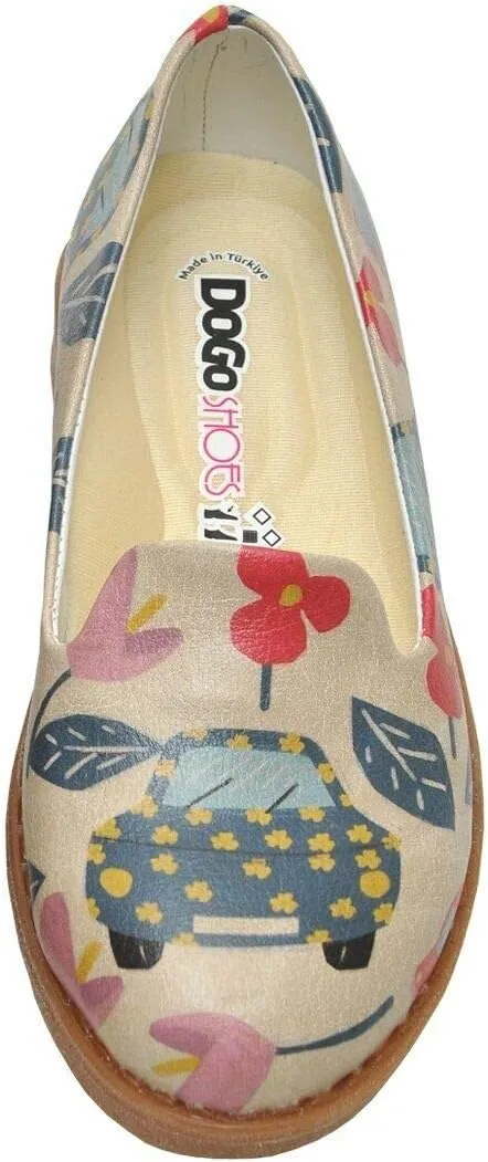 Personalize Your Life Azelea - Printed Women Flat Ballerina Shoes - Girl's Fashion - Chic, Elegant, and Casual Style - Vegan, Environmentally Friendly and Handmade - Breathable Content