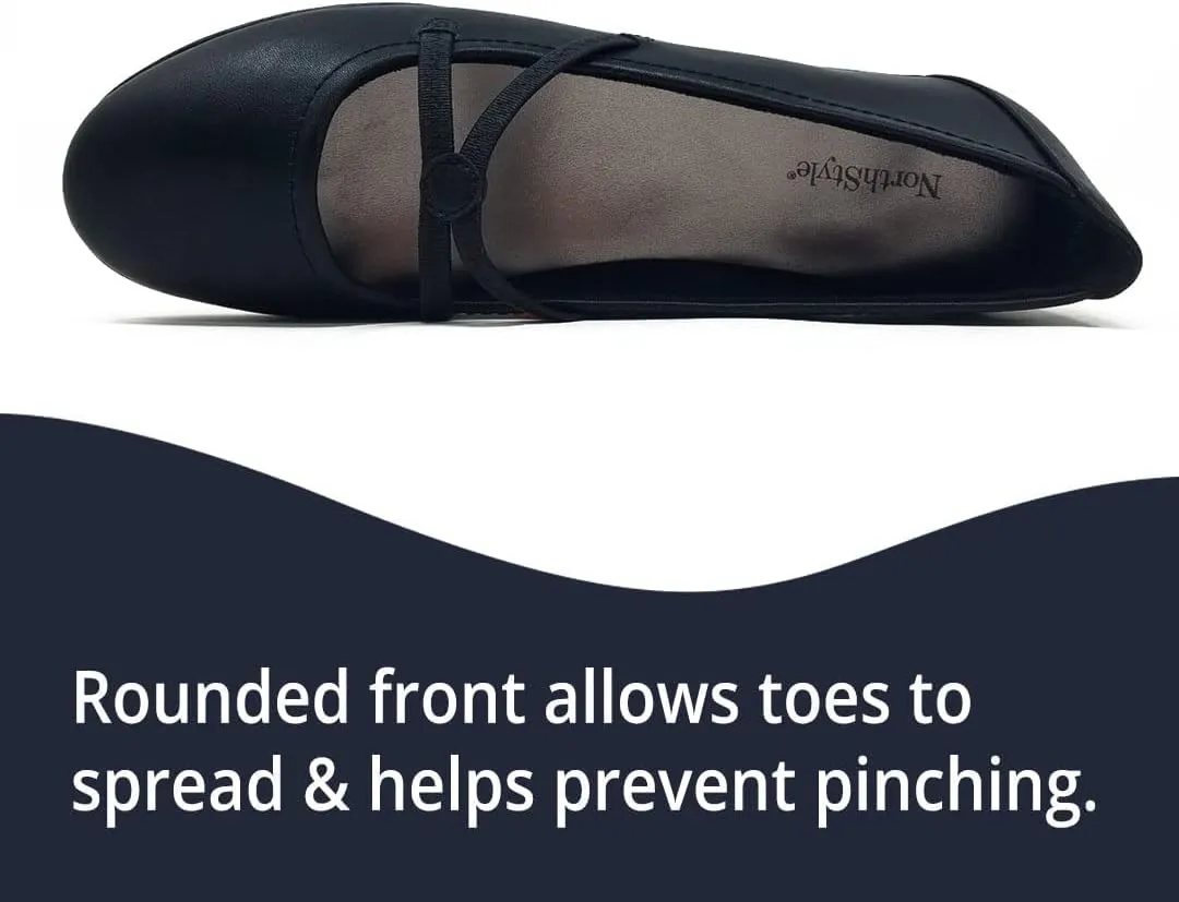 SAGEFINDS Crisscross Flats for Women| Slip-On Ballet Shoes | Flexible Nonskid Sole | Comfortable Rounded Toe