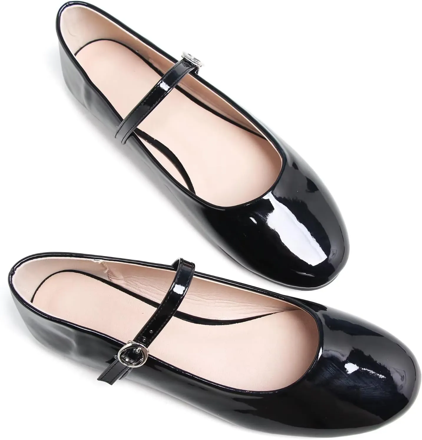 SAILING LU Women Pointed Toe Mary Janes Shoes Retro Plaid Dress Shoes Comfortable Ballet Flats Portable Holiday Shoes