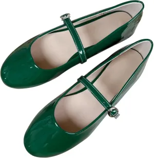 SAILING LU Women Pointed Toe Mary Janes Shoes Retro Plaid Dress Shoes Comfortable Ballet Flats Portable Holiday Shoes