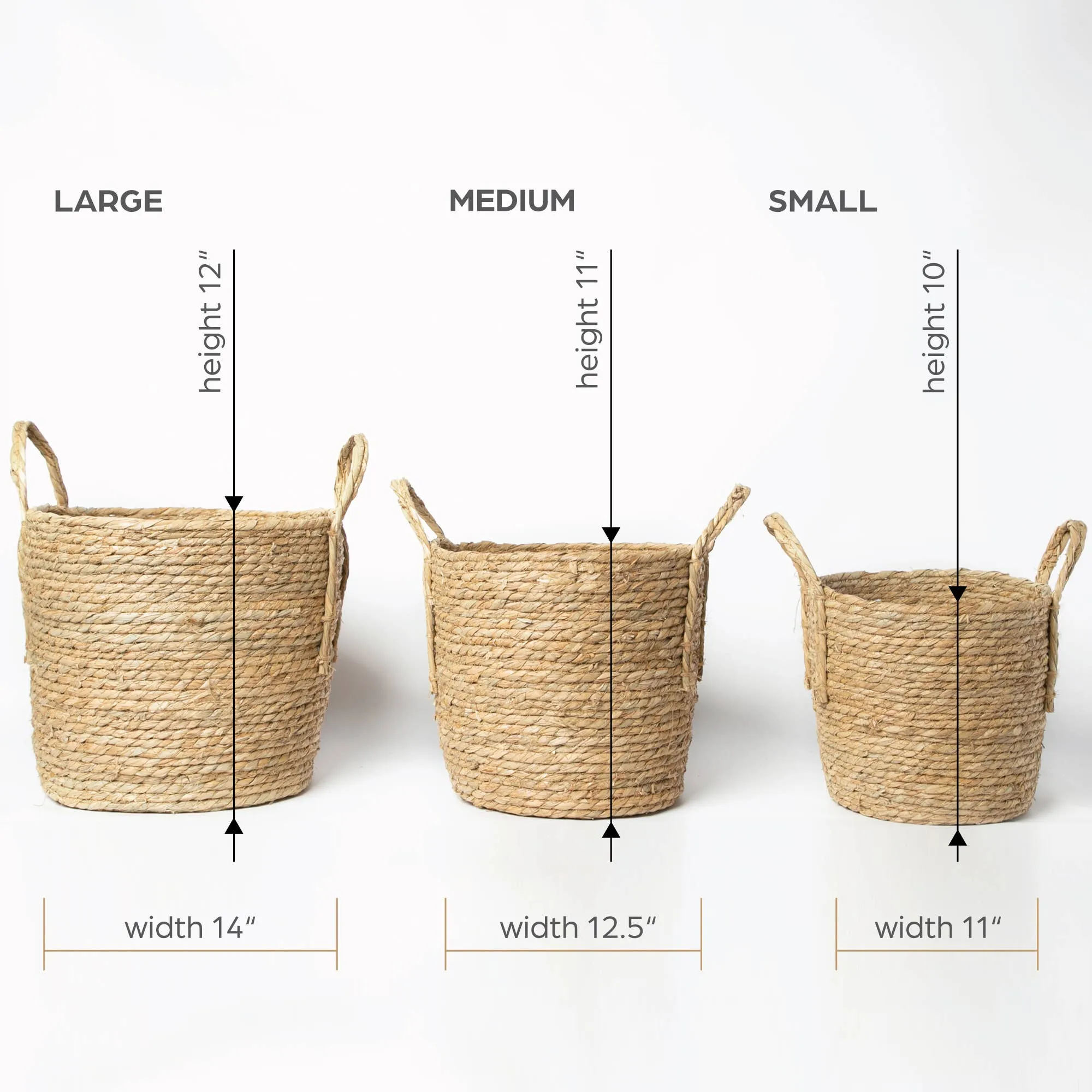 Seagrass Basket with handles