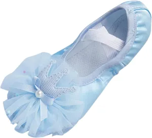 sfdgfhyf Toddler Sneaker 2 to 12 Years Children Shoes Dance Shoes Warm Dance Ballet Performance Indoor Shoes Yoga Dance