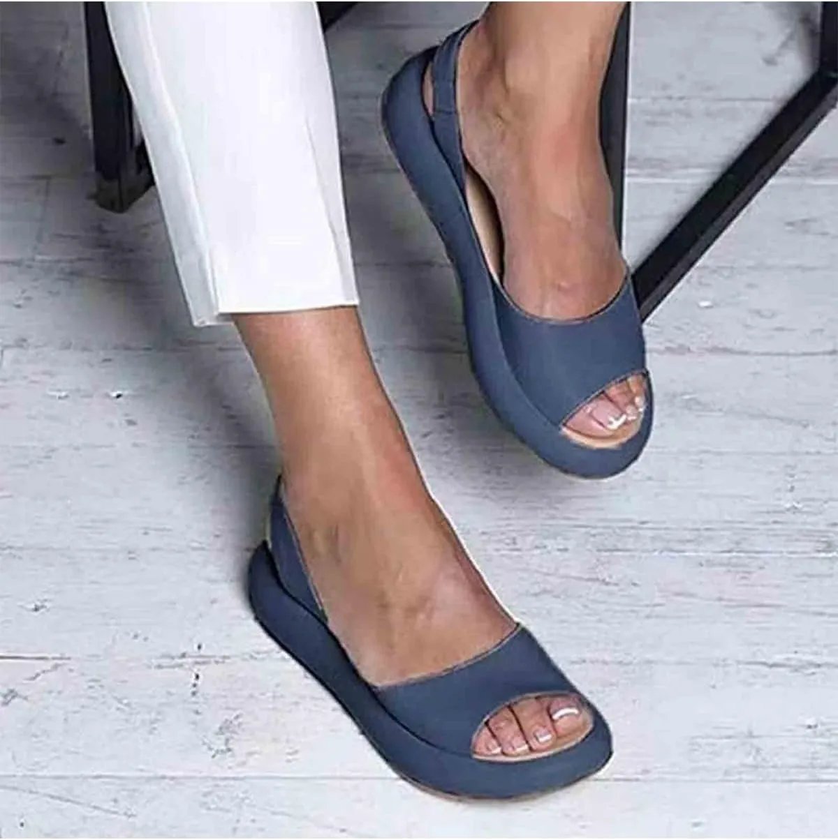 Sherum Womens Flat Spring-Summer Sandals, Dotmalls Slip On Comfy Slippers, Arch Support for Beach, Travel Daily Use